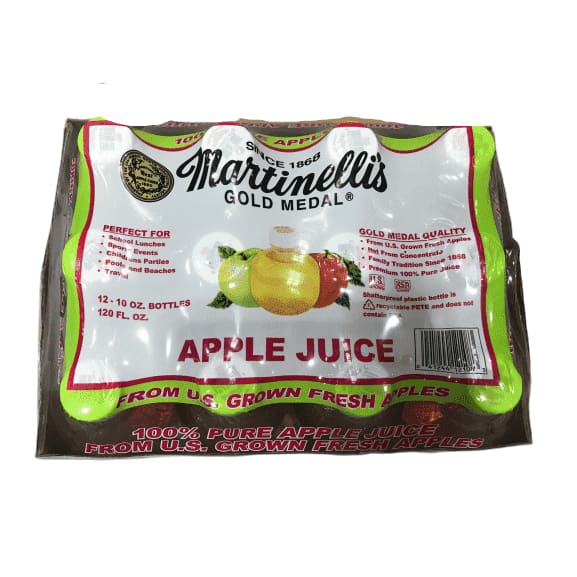 Martinelli's Apple Juice, 10-Ounce Pet (Pack of 12) - ShelHealth.Com