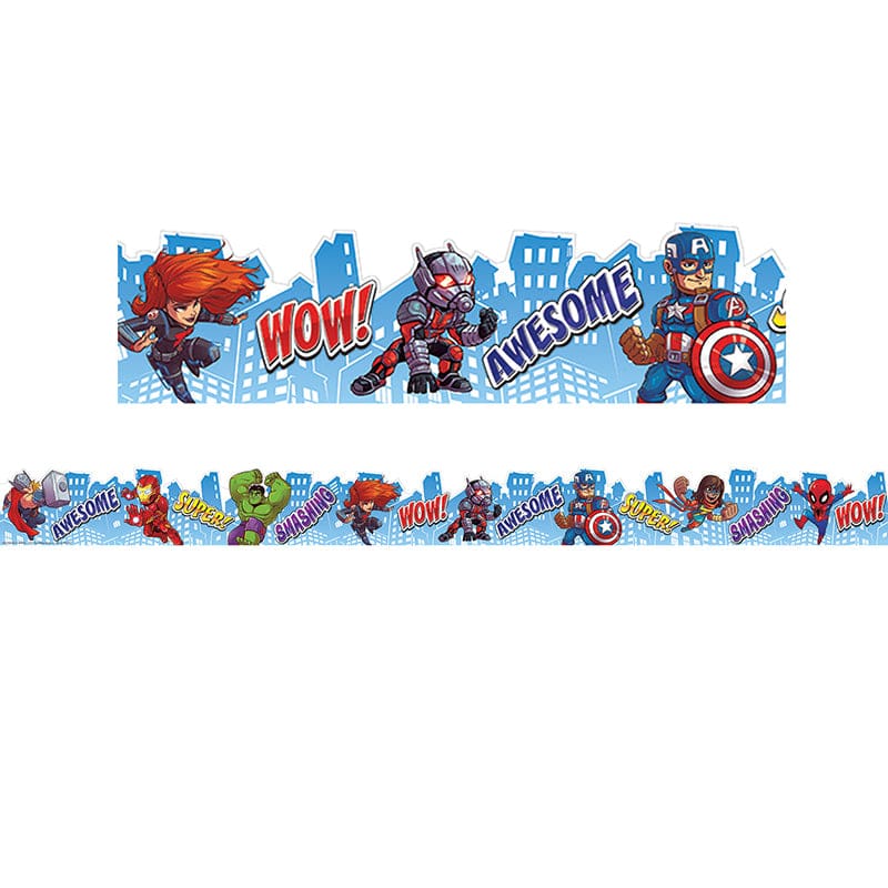 Marvel City Scape Decor Trim Xtra Wide Die Cut (Pack of 10) - Border/Trimmer - Eureka