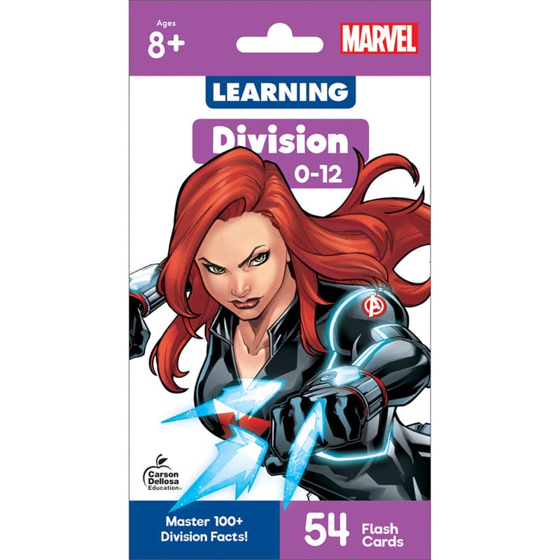 Marvel Division 0-12 Flash Cards (Pack of 12) - Flash Cards - Carson Dellosa Education