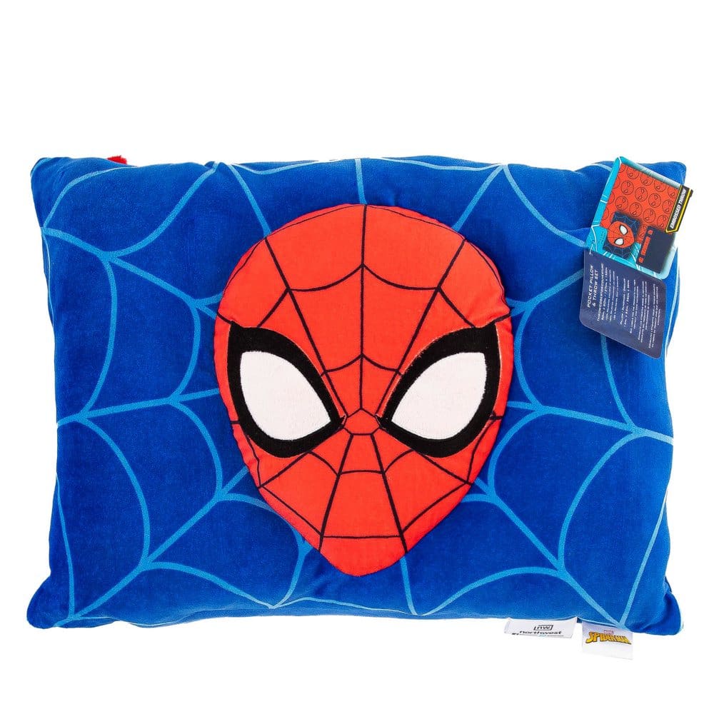 Marvel Spider-Man I’m with Spidey Pillow Pocket Throw 2-Pc. Set - Decorative Pillows - Marvel