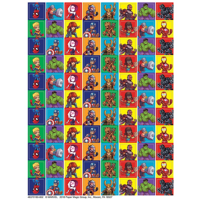 Marvel Super Hero Adventure 88Up Stickers Mini (Pack of 12) - Stickers - Eureka