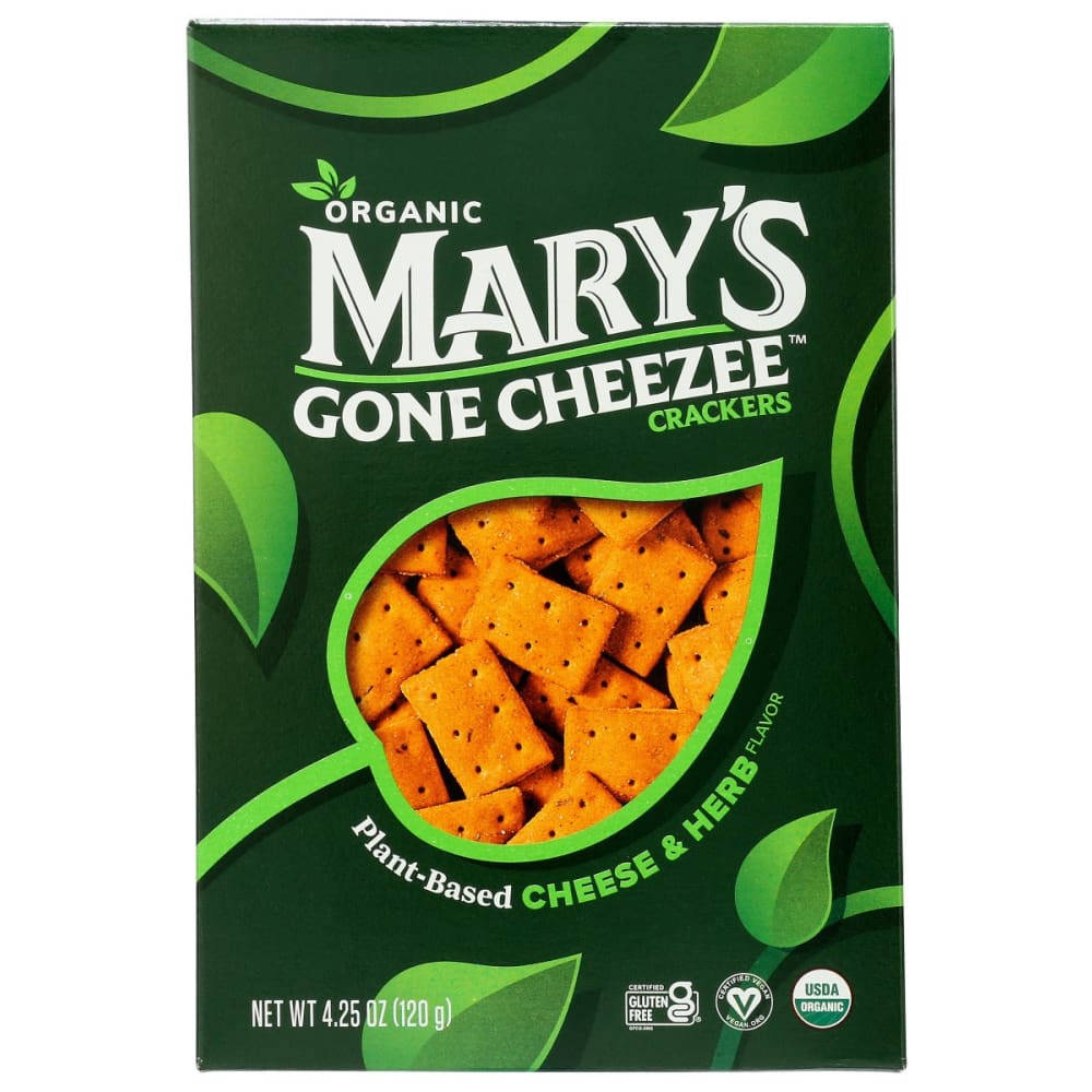 MARYS GONE CRACKERS: Chesse Herb Crackers 4.25 oz - Grocery > Snacks > Crackers - MARYS GONE CRACKERS