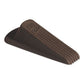 Master Caster Big Foot Doorstop No Slip Rubber Wedge 2.25w X 4.75d X 1.25h Brown 2/pack - Janitorial & Sanitation - Master Caster®