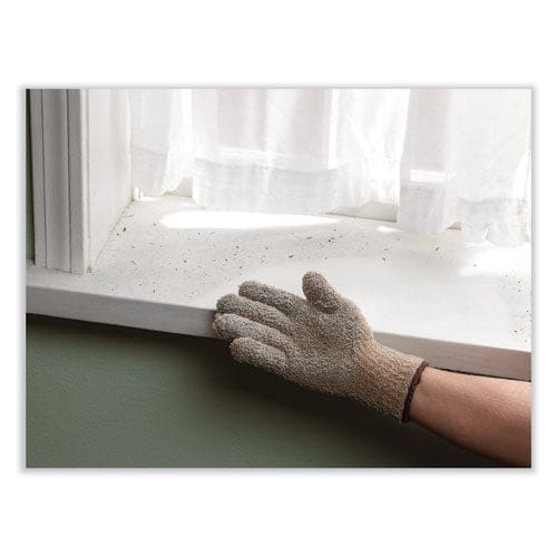 Master Caster Cleangreen Microfiber Dusting Gloves 5 X 10 Pair - Janitorial & Sanitation - Master Caster®