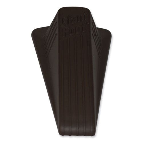 Master Caster Giant Foot Doorstop No-slip Rubber Wedge 3.5w X 6.75d X 2h Brown 2/pack - Janitorial & Sanitation - Master Caster®