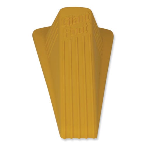 Master Caster Giant Foot Doorstop No-slip Rubber Wedge 3.5w X 6.75d X 2h Safety Yellow - Janitorial & Sanitation - Master Caster®