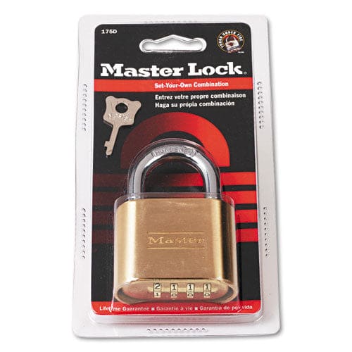 Master Lock Resettable Combination Padlock 2 Wide Brass - School Supplies - Master Lock®