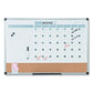 MasterVision 3-in-1 Calendar Planner 36 X 24 White Surface Silver Aluminum Frame - School Supplies - MasterVision®