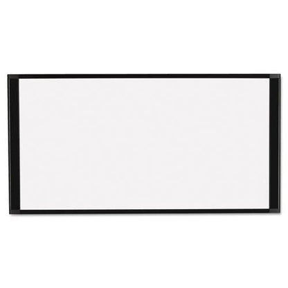 MasterVision Cubicle Workstation Dry Erase Board 36 X 18 White Surface Black Aluminum Frame - School Supplies - MasterVision®
