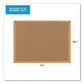 MasterVision Earth Cork Board 72 X 48 Natural Surface Oak Wood Frame - School Supplies - MasterVision®