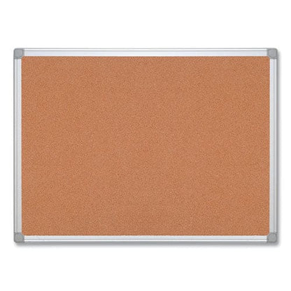MasterVision Earth Cork Board 72 X 48 Natural Surface Silver Aluminum Frame - School Supplies - MasterVision®