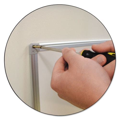 MasterVision Earth Silver Easy-clean Dry Erase Board 36 X 24 White Surface Silver Aluminum Frame - School Supplies - MasterVision®
