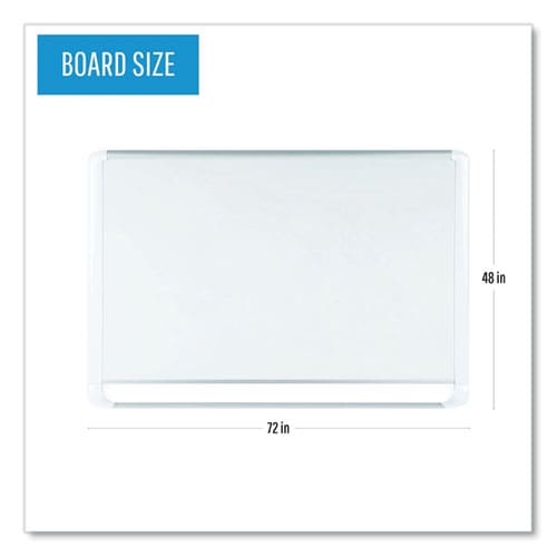 MasterVision Gold Ultra Magnetic Dry Erase Boards 72 X 48 White Surface White Aluminum Frame - School Supplies - MasterVision®