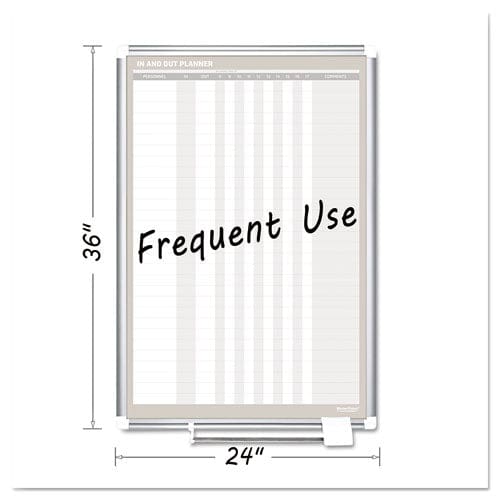 MasterVision In-out Magnetic Dry Erase Board 24 X 36 White Surface Silver Aluminum Frame - School Supplies - MasterVision®