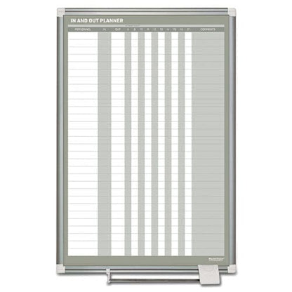 MasterVision In-out Magnetic Dry Erase Board 24 X 36 White Surface Silver Aluminum Frame - School Supplies - MasterVision®