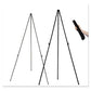 MasterVision Instant Easel 61.5 High Black Steel Lightweight - School Supplies - MasterVision®