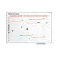 MasterVision Interchangeable Magnetic Board Accessories Calendar Dates Red/white 1 X 1 31 Pieces - School Supplies - MasterVision®
