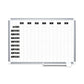 MasterVision Interchangeable Magnetic Board Accessories Days Of Week Black/white 2 X 1 7 Pieces - School Supplies - MasterVision®