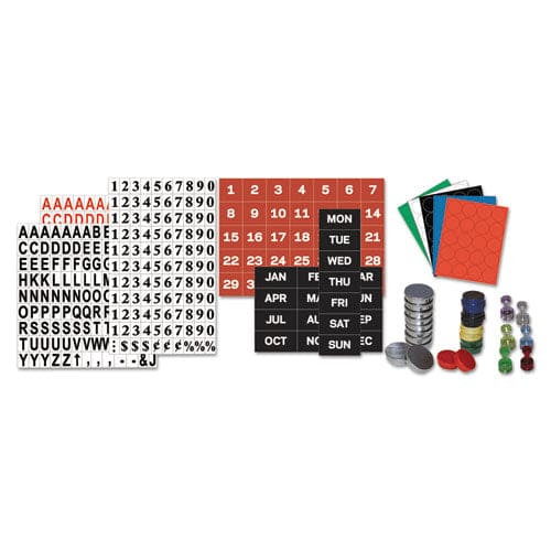 MasterVision Interchangeable Magnetic Board Accessories Numbers Black 0.75h - School Supplies - MasterVision®