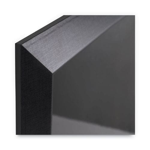 MasterVision Kamashi Wet-erase Board 36 X 24 Black Surface Black Wood Frame - School Supplies - MasterVision®