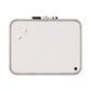 MasterVision Magnetic Dry Erase Board 11 X 14 White Surface White Plastic Frame - School Supplies - MasterVision®