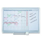 MasterVision Magnetic Dry Erase Calendar Board One Month 48 X 36 White Surface Silver Aluminum Frame - School Supplies - MasterVision®