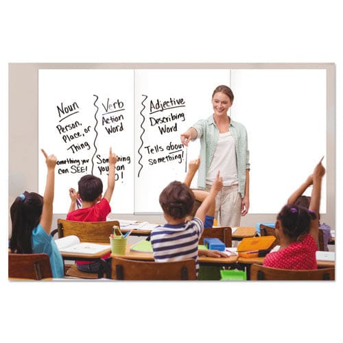 MasterVision Magnetic Dry Erase Tile Board 38.5 X 58 White Surface - School Supplies - MasterVision®