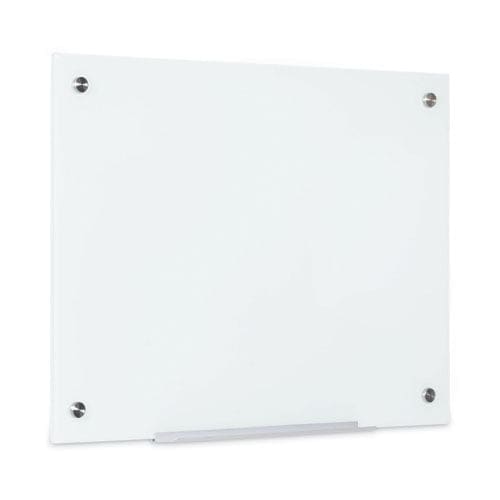 MasterVision Magnetic Glass Dry Erase Board 98 X 52 Opaque White Surface - School Supplies - MasterVision®