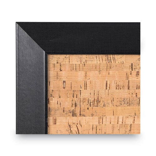MasterVision Natural Cork Bulletin Board 24 X 18 Natural Surface Black Wood Frame - School Supplies - MasterVision®