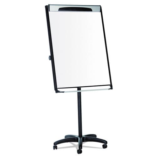 MasterVision Platinum Mobile Easel 29 X 41 White Surface Black Plastic Frame - School Supplies - MasterVision®