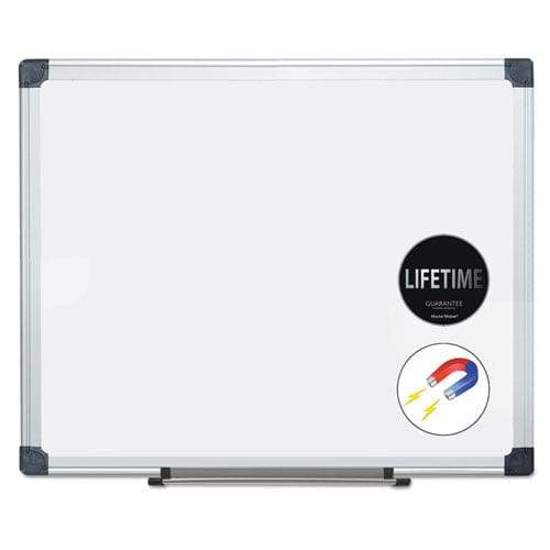 MasterVision Porcelain Value Dry Erase Board 24 X 36 White Surface Silver Aluminum Frame - School Supplies - MasterVision®