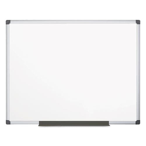 MasterVision Porcelain Value Dry Erase Board 36 X 48 White Surface Silver Aluminum Frame - School Supplies - MasterVision®