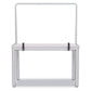 MasterVision Protector Series Glass Aluminum Desktop Divider 40.9 X 0.16 X 27.6 Clear - Furniture - MasterVision®