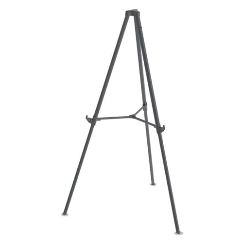MasterVision Quantum Heavy Duty Display Easel 35.62 To 61.22 High Plastic Black - School Supplies - MasterVision®