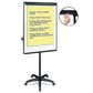 MasterVision Silver Easy Clean Dry Erase Mobile Presentation Easel 44 To 75.25 High - School Supplies - MasterVision®