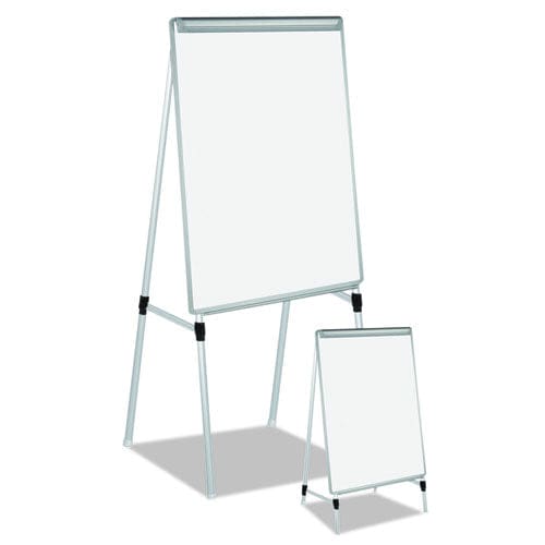 MasterVision Silver Easy Clean Dry Erase Quad-pod Presentation Easel 45 To 79 High Silver - School Supplies - MasterVision®