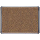 MasterVision Tech Cork Board 36 X 24 Tan Surface Silver/black Aluminum Frame - School Supplies - MasterVision®