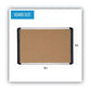 MasterVision Tech Cork Board 48 X 36 Tan Surface Silver/black Aluminum Frame - School Supplies - MasterVision®