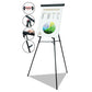 MasterVision Telescoping Tripod Display Easel Adjusts 35 To 64 High Metal Silver - School Supplies - MasterVision®