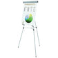 MasterVision Telescoping Tripod Display Easel Adjusts 38 To 69 High Metal Silver - School Supplies - MasterVision®