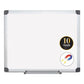MasterVision Value Lacquered Steel Magnetic Dry Erase Board 24 X 36 White Surface Silver Aluminum Frame - School Supplies - MasterVision®