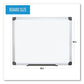 MasterVision Value Lacquered Steel Magnetic Dry Erase Board 96 X 48 White Surface Silver Aluminum Frame - School Supplies - MasterVision®