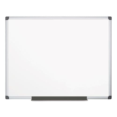 MasterVision Value Lacquered Steel Magnetic Dry Erase Board 96 X 48 White Surface Silver Aluminum Frame - School Supplies - MasterVision®