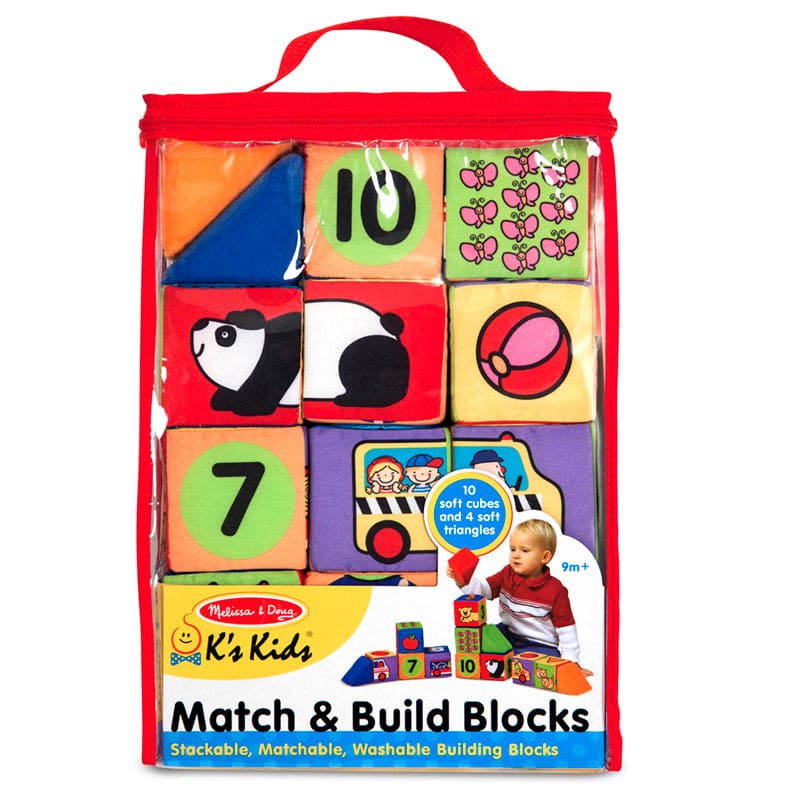 Match & Build Blocks - Blocks & Construction Play - Melissa & Doug