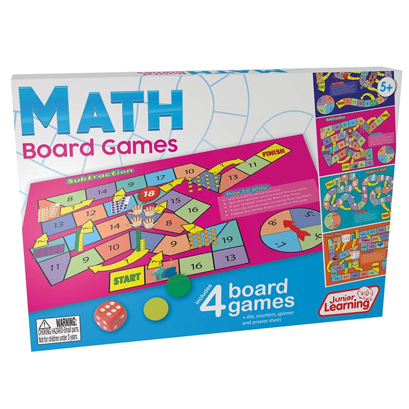 Math Board Games (Pack of 2) - Math - Junior Learning