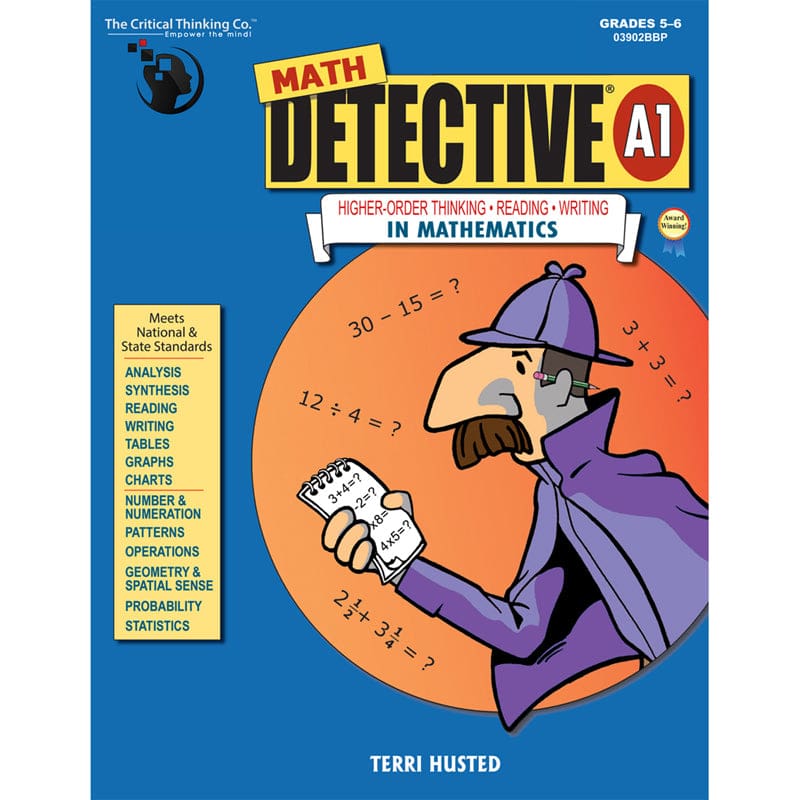Math Detective A1 Book Gr 5-6 (Pack of 2) - Books - Critical Thinking Co.