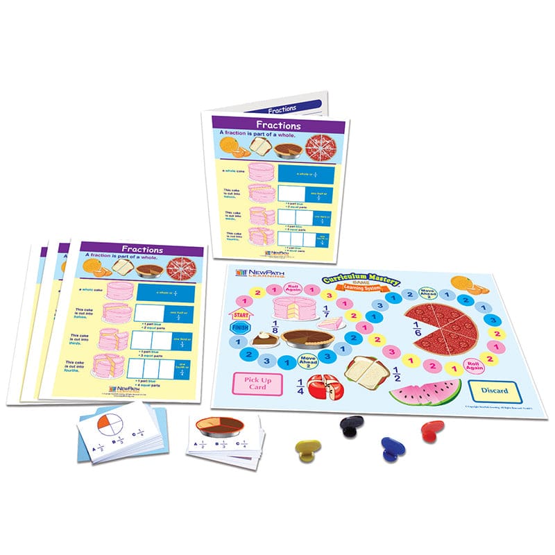 Math Learning Centers Fractions (Pack of 6) - Learning Centers - Newpath Learning