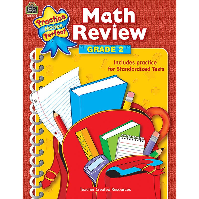 Math Review Gr 2 Practice Makes Perfect (Pack of 10) - Activity Books - Teacher Created Resources