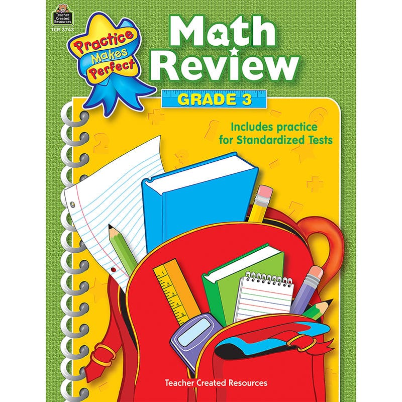 Math Review Gr 3 Practice Makes Perfect (Pack of 10) - Probability - Teacher Created Resources