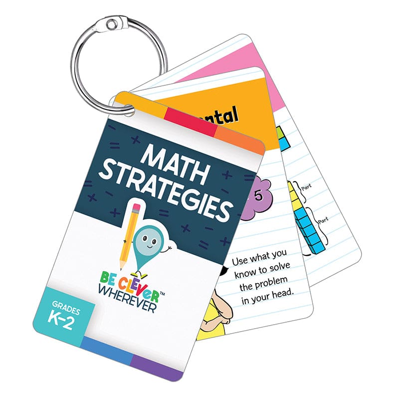 Math Strategies (Pack of 12) - Flash Cards - Carson Dellosa Education